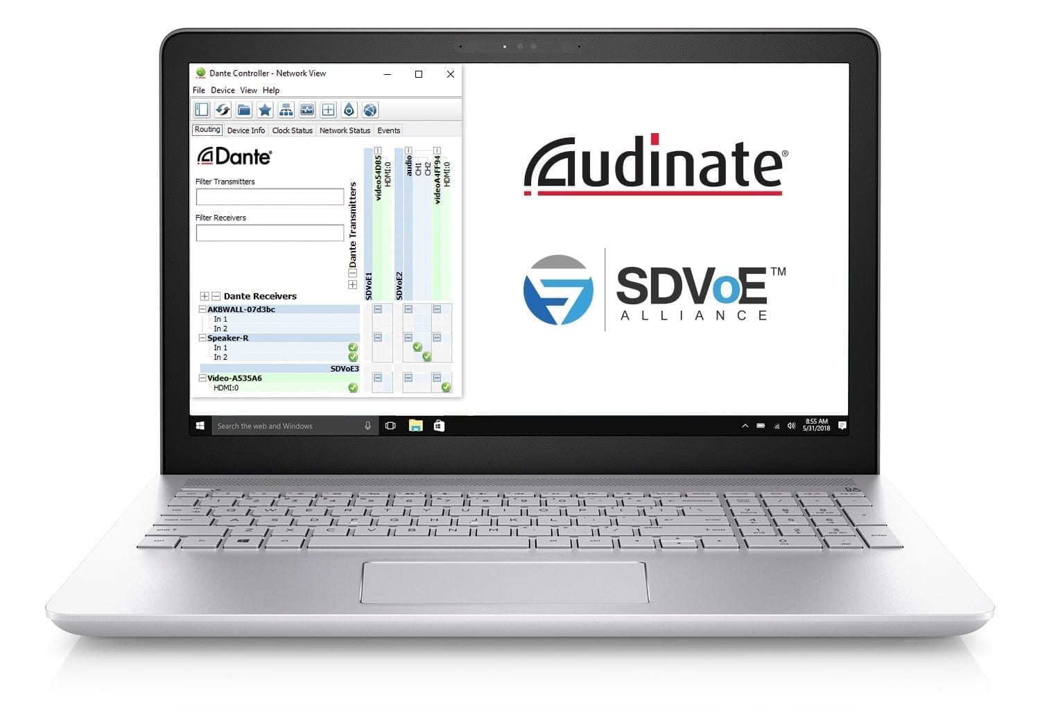 SDVoE Alliance & Audinate Collaborate on Integrated Audio and Video Control Platform