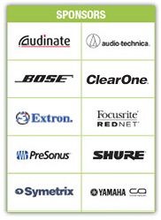 AVNW Sponsored by Yamaha, Symetrix, Shure, PreSonus, Focusrite, ClearOne, Bose and Audio-Technica