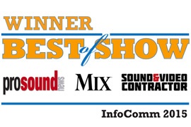Dante Via awarded InfoComm15 