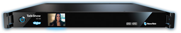 NewTek VS-100 Connecting Skype to broadcast with Dante AoIP